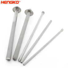 HENGKO High Quality Stainless Steel Powder 1.5  inch 2 um Tri clamp fitting air Stone Aeration Diffusion Stone